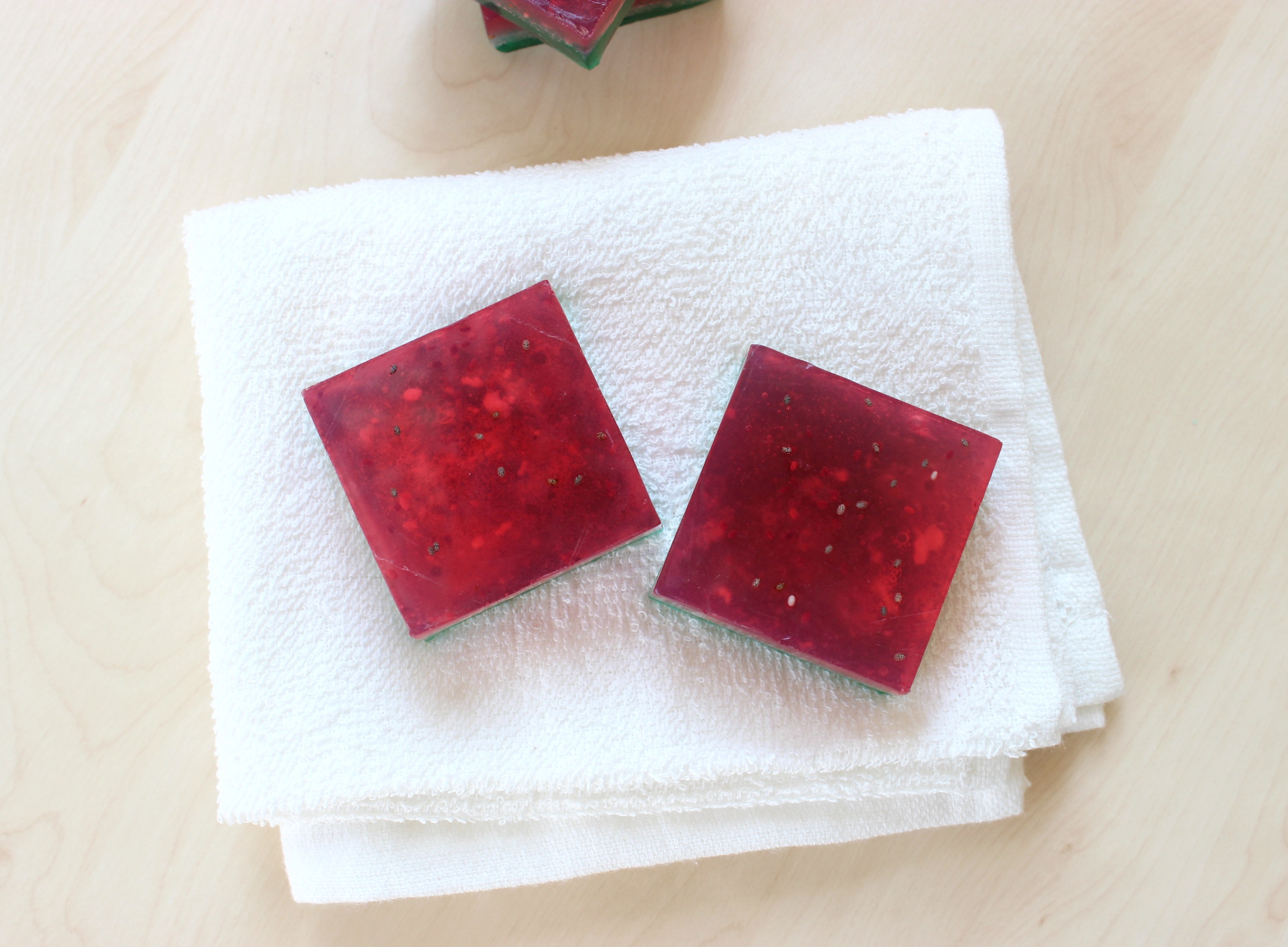 how to craft handmade water mellon soap