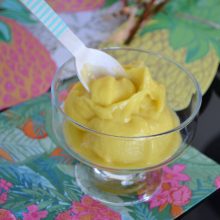 Summer is over or…. some mango sorbet?